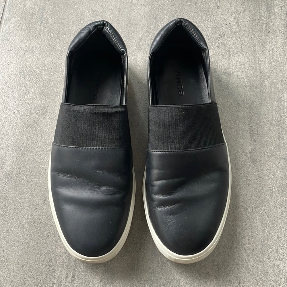 Vince Leather Slip On
